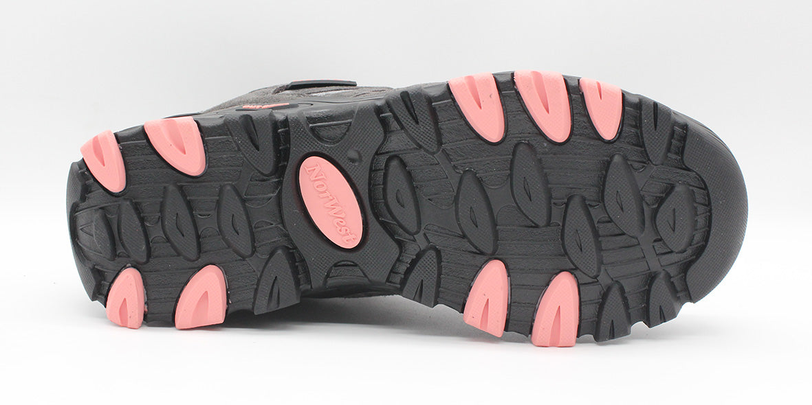 Zapatilla Outdoor & Waterproof Calbuca hi Gris/Rosado