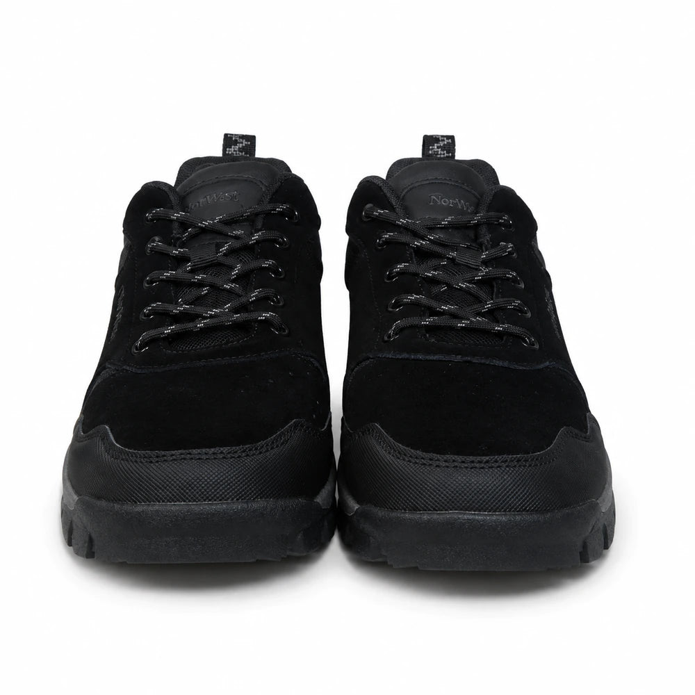 Zapatilla Urbana Crew Trek Cuero Negra