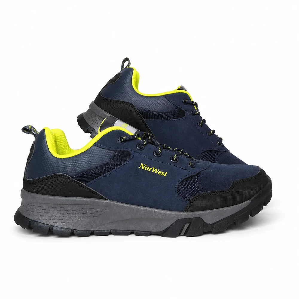 Zapatilla Urbana Crew Trek Azul Cuero