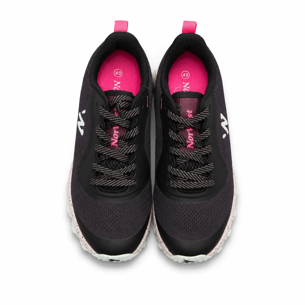 Zapatilla Trail Running Dynamic Negro/Fucsia