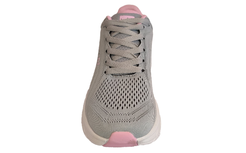 Zapatilla Running Soft Run Gris/Rosado