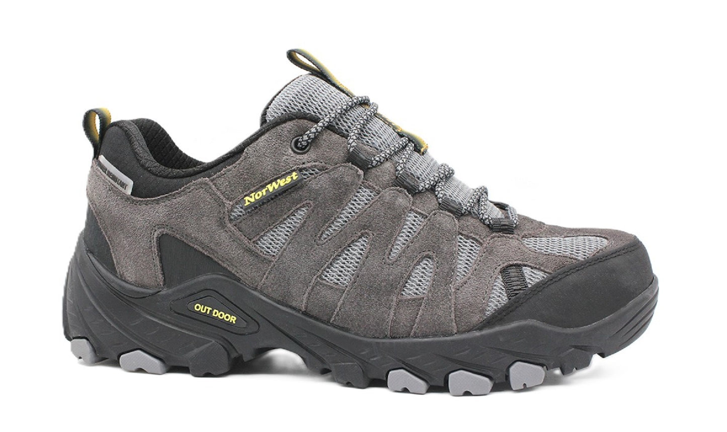 Zapatos outdoor waterproof Calbuco low GRIS AMARILLO