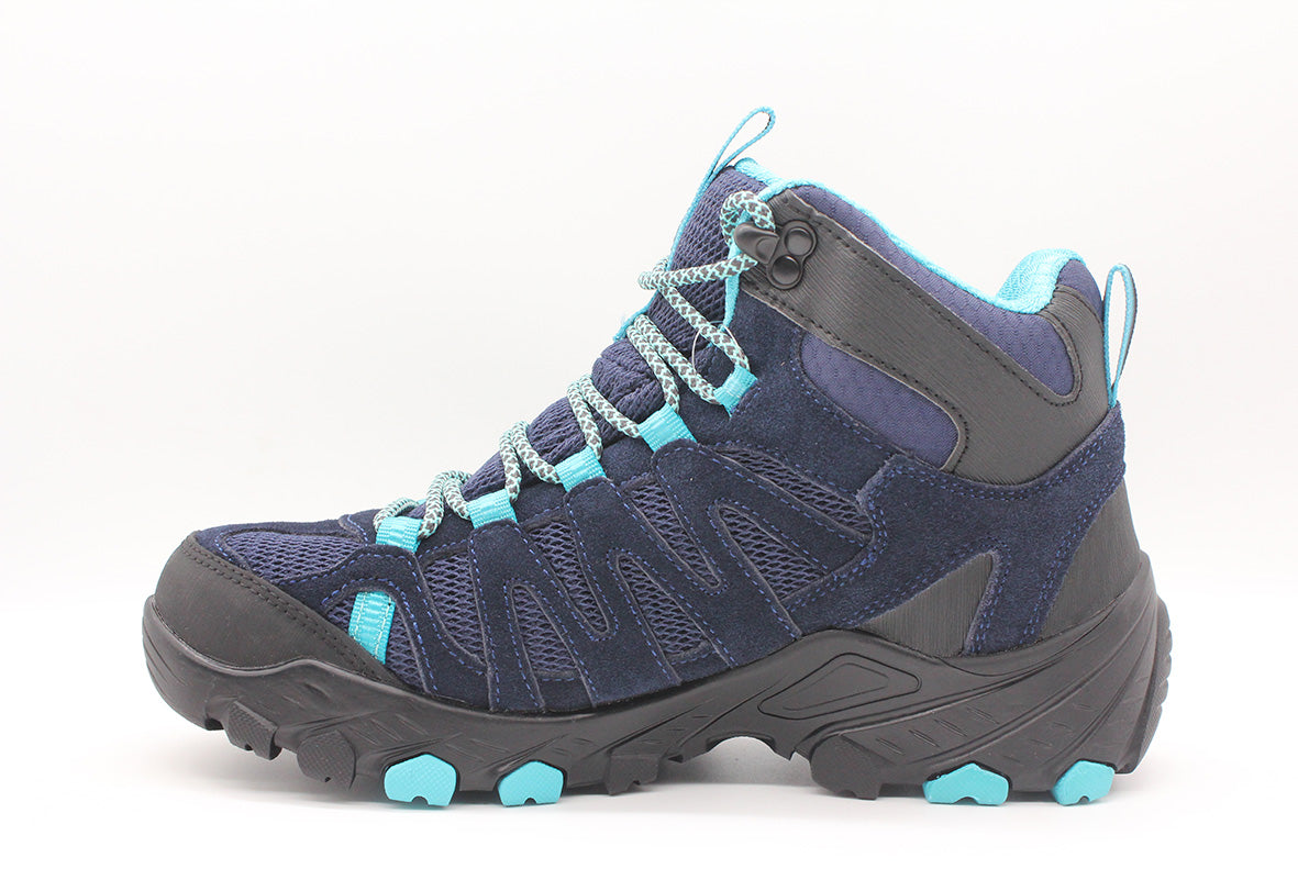 Zapatilla Outdoor & Waterproof Calbuco hi Azul/Calypso mujer