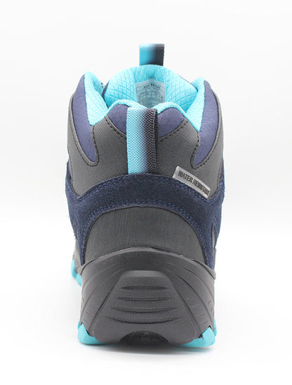 Zapatilla Outdoor & Waterproof Calbuco hi Azul/Calypso mujer