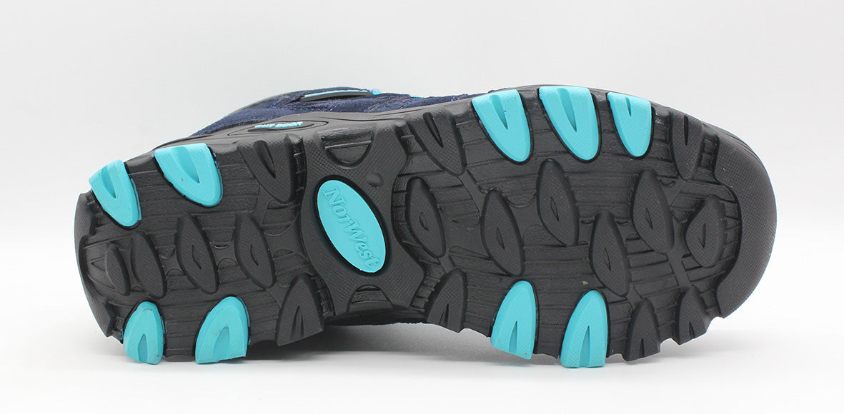 Zapatilla Outdoor & Waterproof Calbuco hi Azul/Calypso mujer