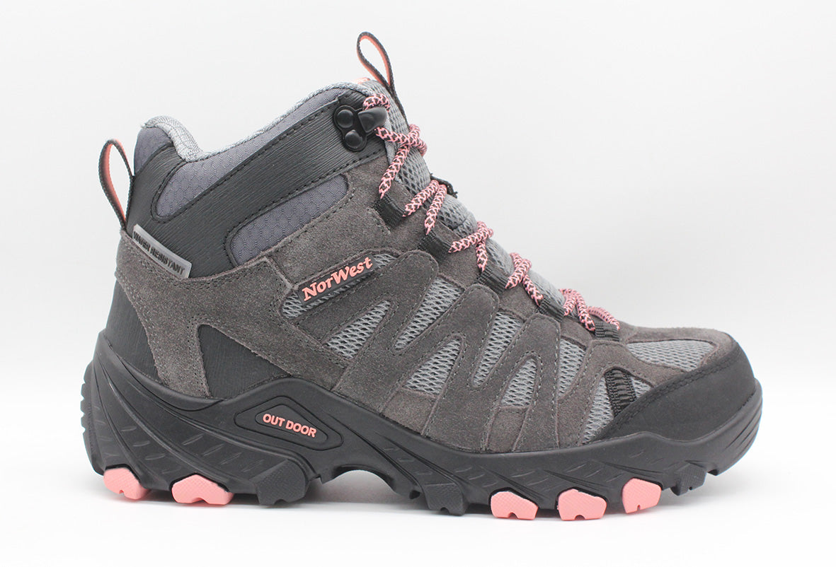 Zapatilla Outdoor & Waterproof Calbuca hi Gris/Rosado