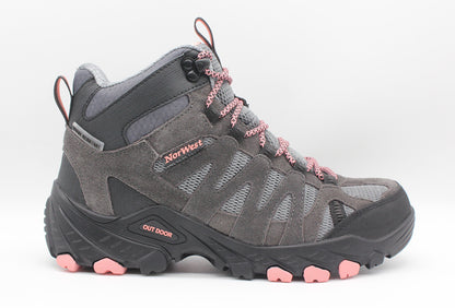Zapatilla Outdoor & Waterproof Calbuca hi Gris/Rosado