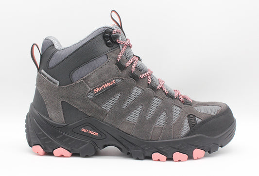 Zapatilla Outdoor & Waterproof Calbuca hi Gris/Rosado