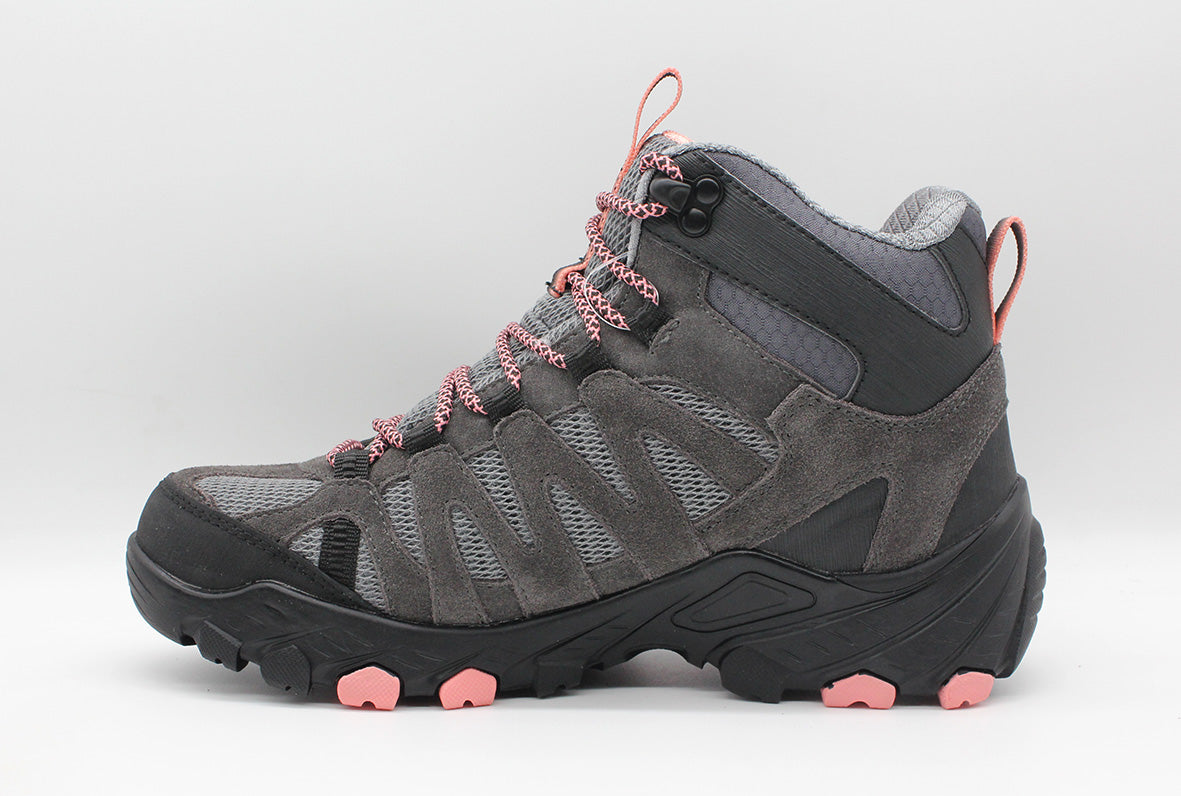 Zapatilla Outdoor & Waterproof Calbuca hi Gris/Rosado
