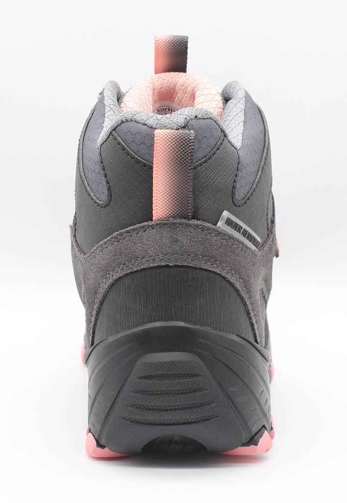 Zapatilla Outdoor & Waterproof Calbuca hi Gris/Rosado