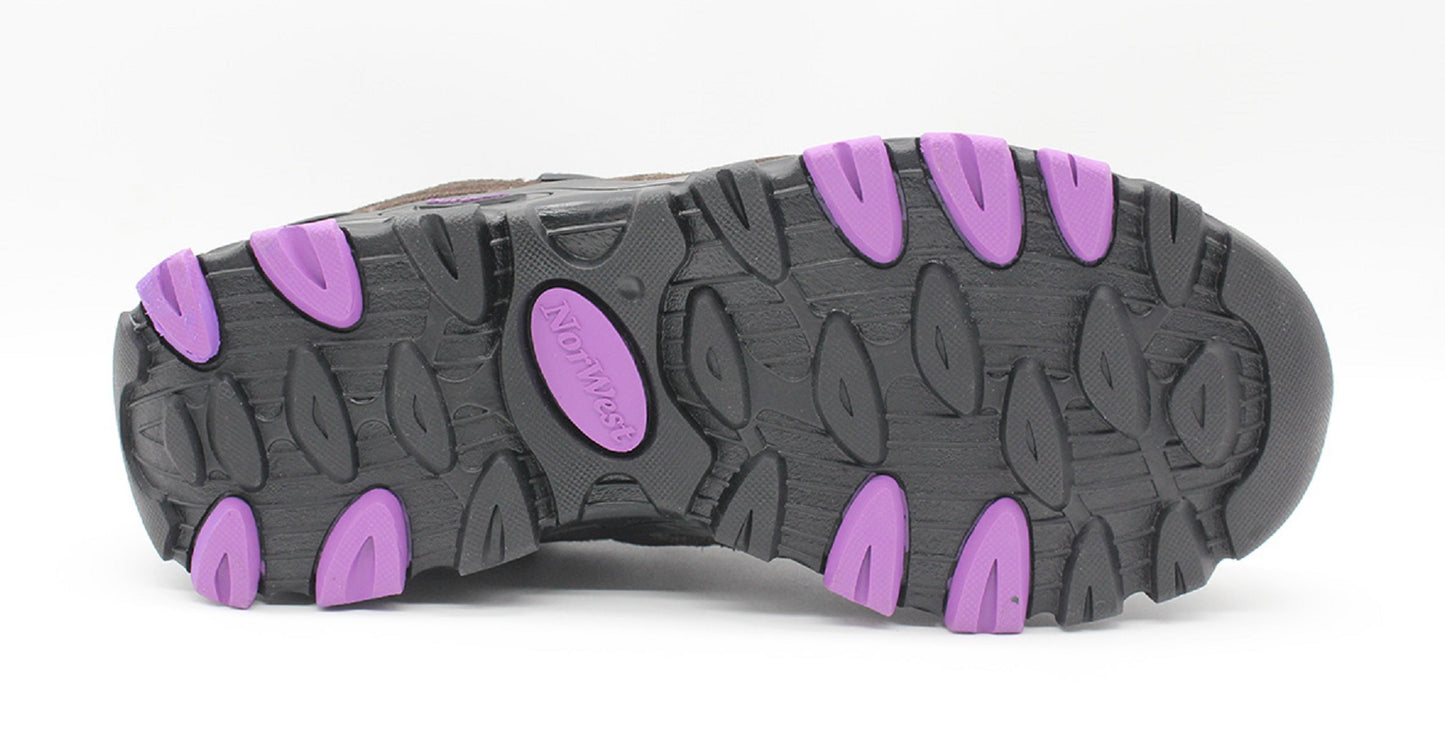 Zapatilla Outdoor & Waterproof Calbuco Low Brown/Fucsia mujer