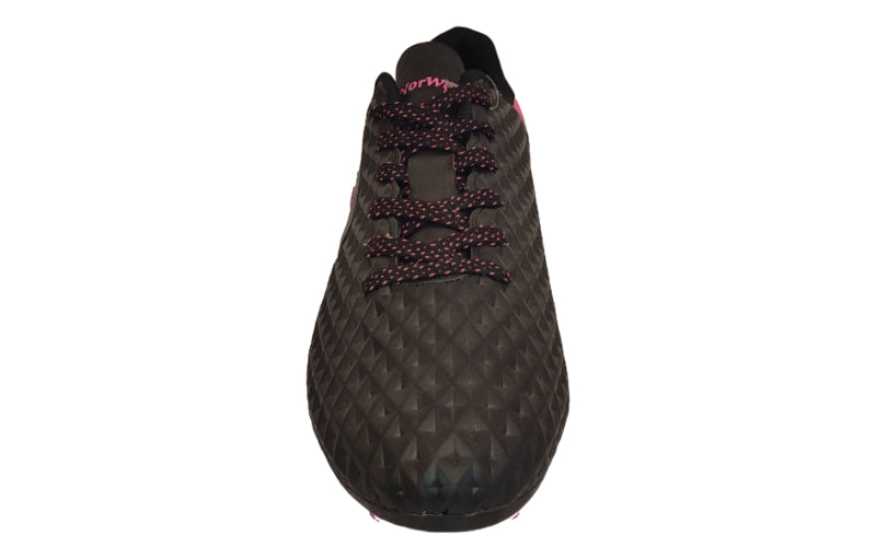 Zapatilla fútbol Capitano FG negra/fucsia