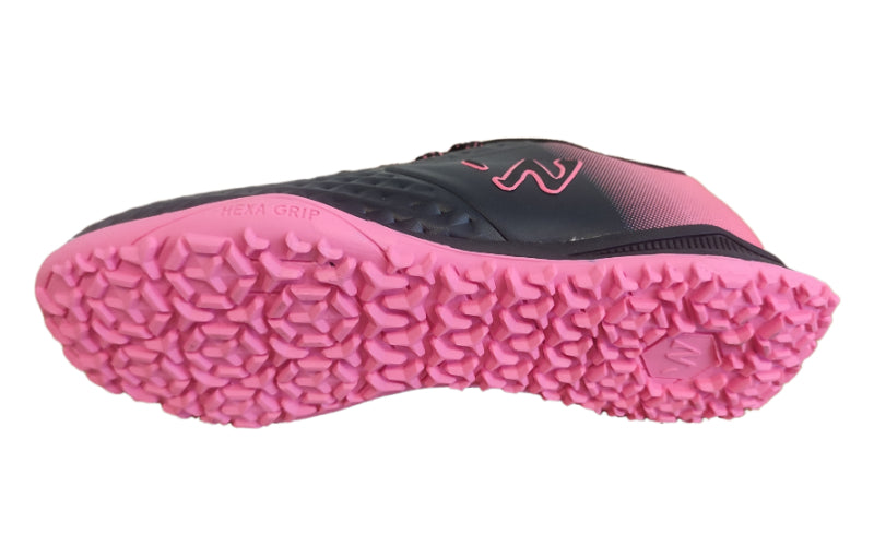 Zapatilla baby fútbol Capitano Turf negro/fucsia