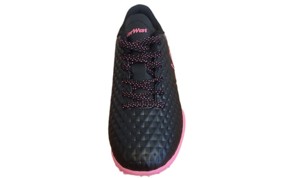 Zapatilla baby fútbol Capitano Turf negro/fucsia