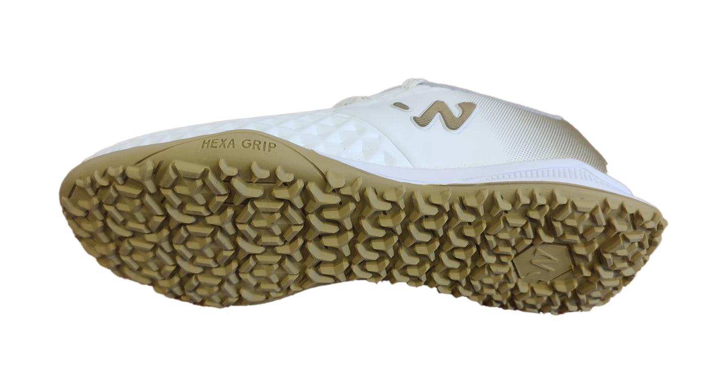 Zapatilla baby bútbol Capitano Turf blanco/dorado