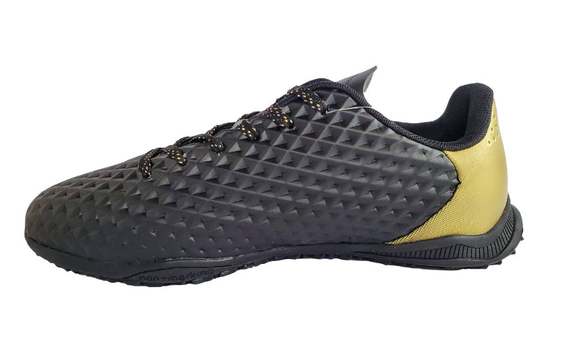 Zapatilla baby fútbol Capitano Turf negro/dorado