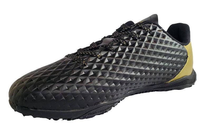 Zapatilla baby fútbol Capitano Turf negro/dorado