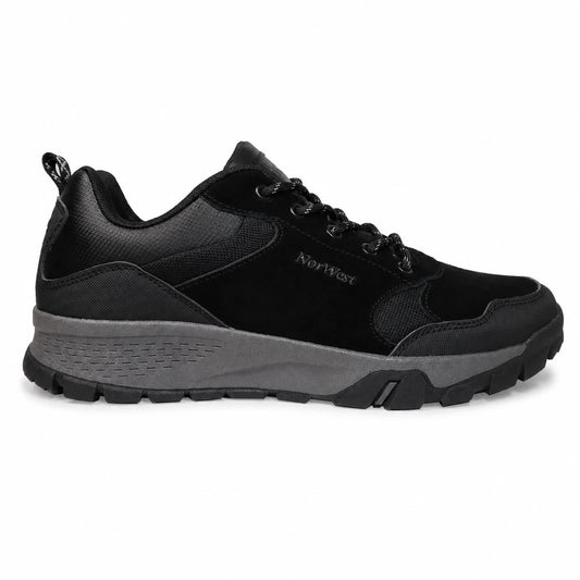 Zapatilla Urbana Crew Trek Cuero Negra