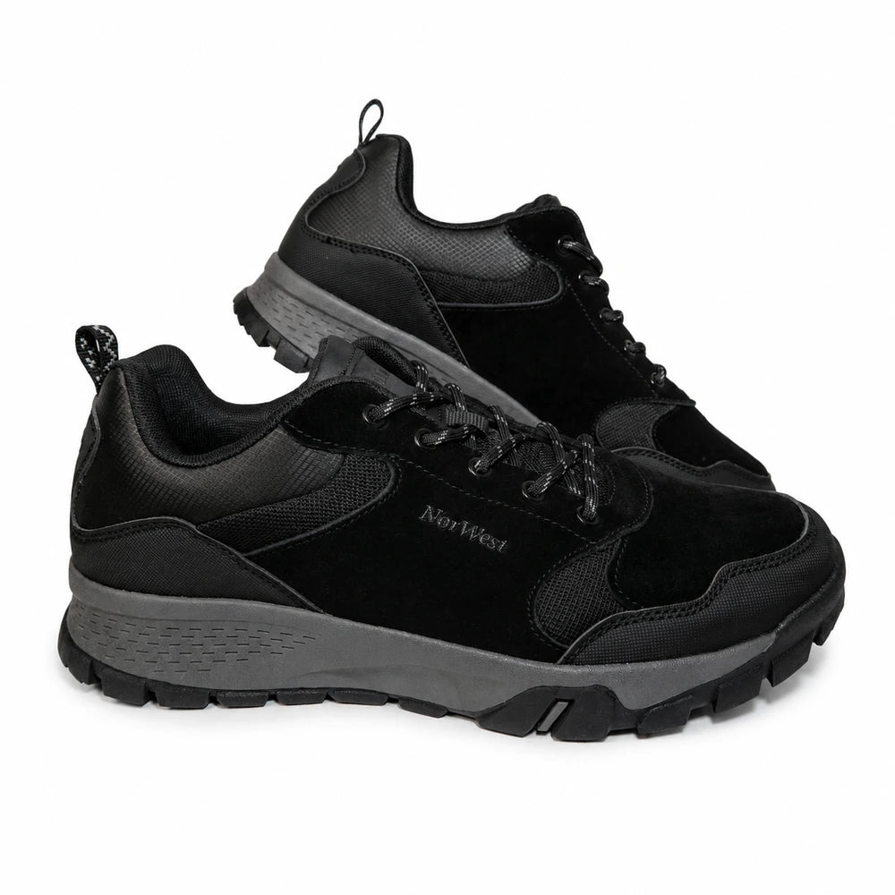 Zapatilla Urbana Crew Trek Cuero Negra
