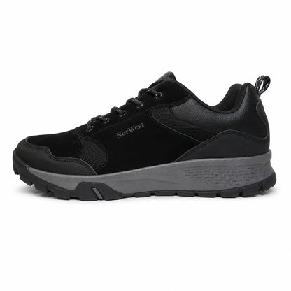 Zapatilla Urbana Crew Trek Cuero Negra