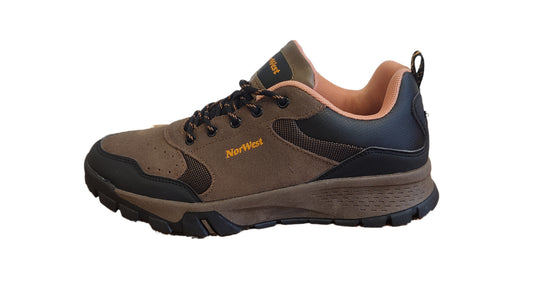 Zapatilla urbana Crew Trek café cuero