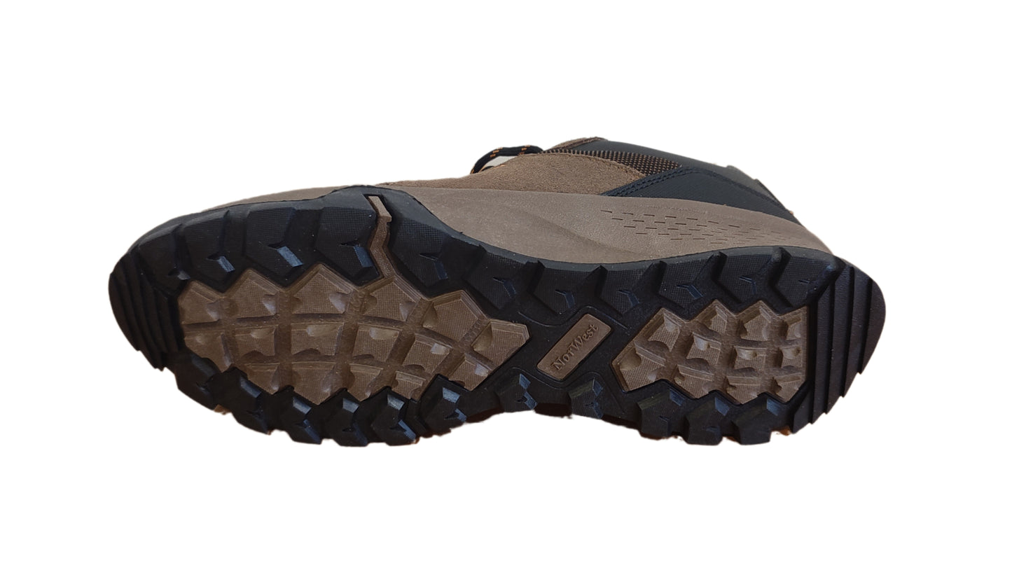 Zapatilla urbana Crew Trek café cuero