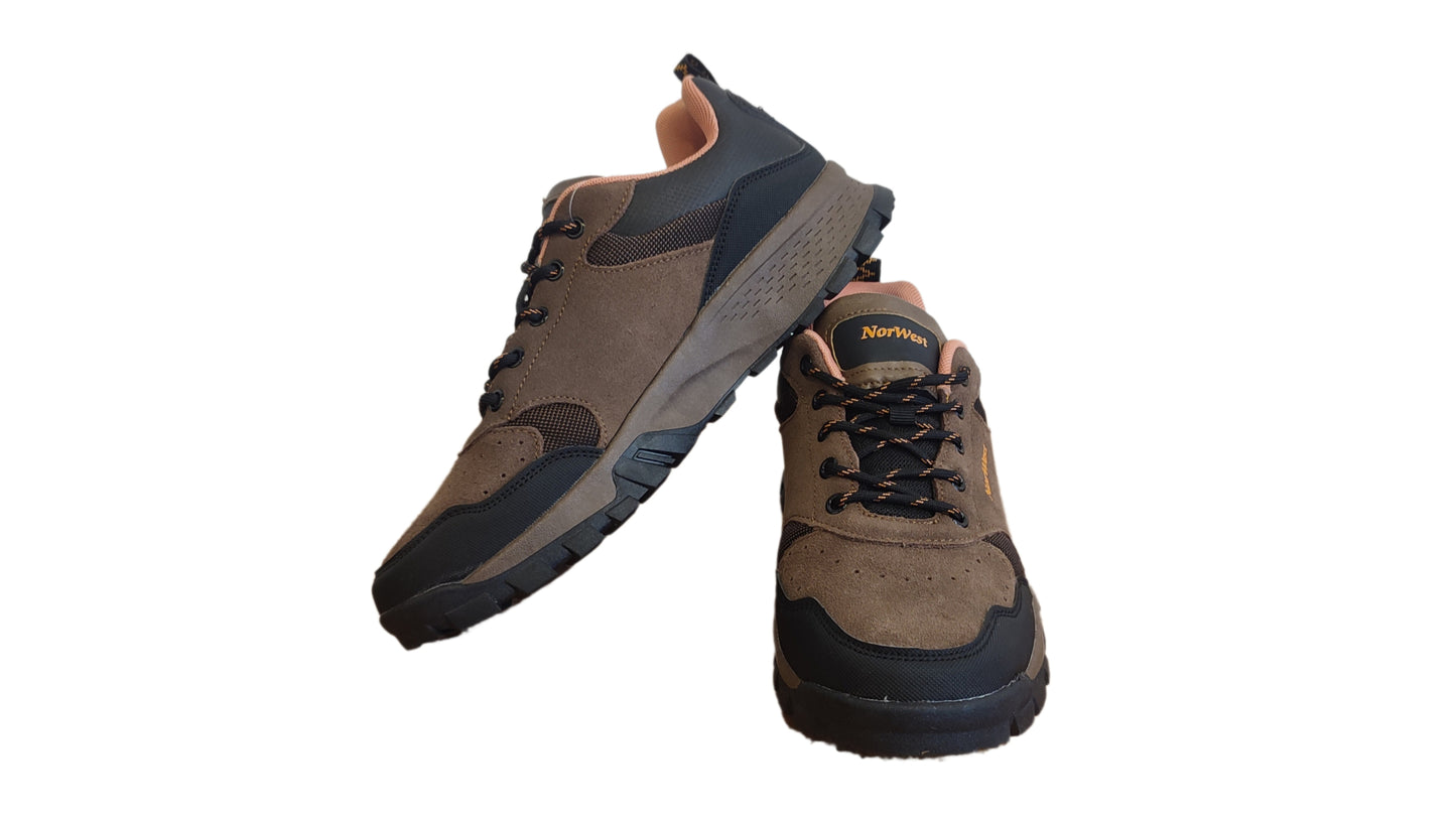 Zapatilla urbana Crew Trek café cuero