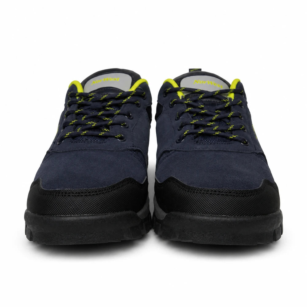 Zapatilla Urbana Crew Trek Azul Cuero