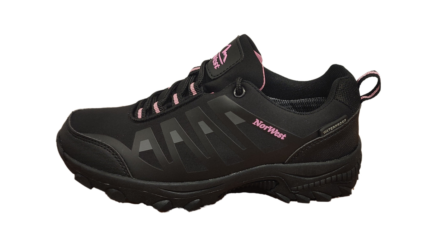 Zapatilla Outdoor & Waterproof Extreme Negro/Rosado