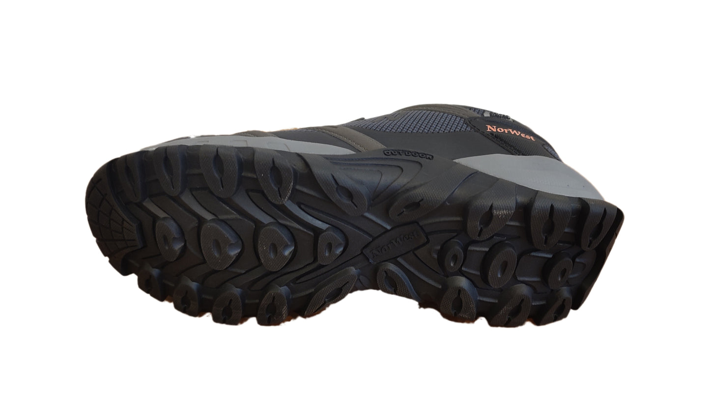 Zapatilla Outdoor & Waterproof Volcan Low Negro/Rojo