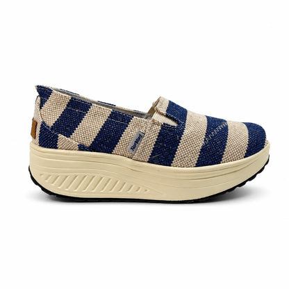 Zapatilla Pandora Beach Beige/Azul