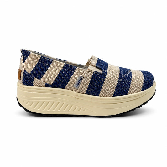 Zapatilla Pandora Beach Beige/Azul