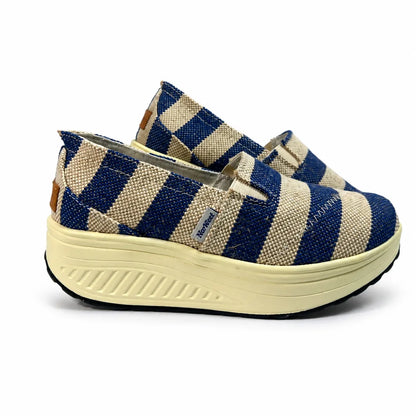 Zapatilla Pandora Beach Beige/Azul