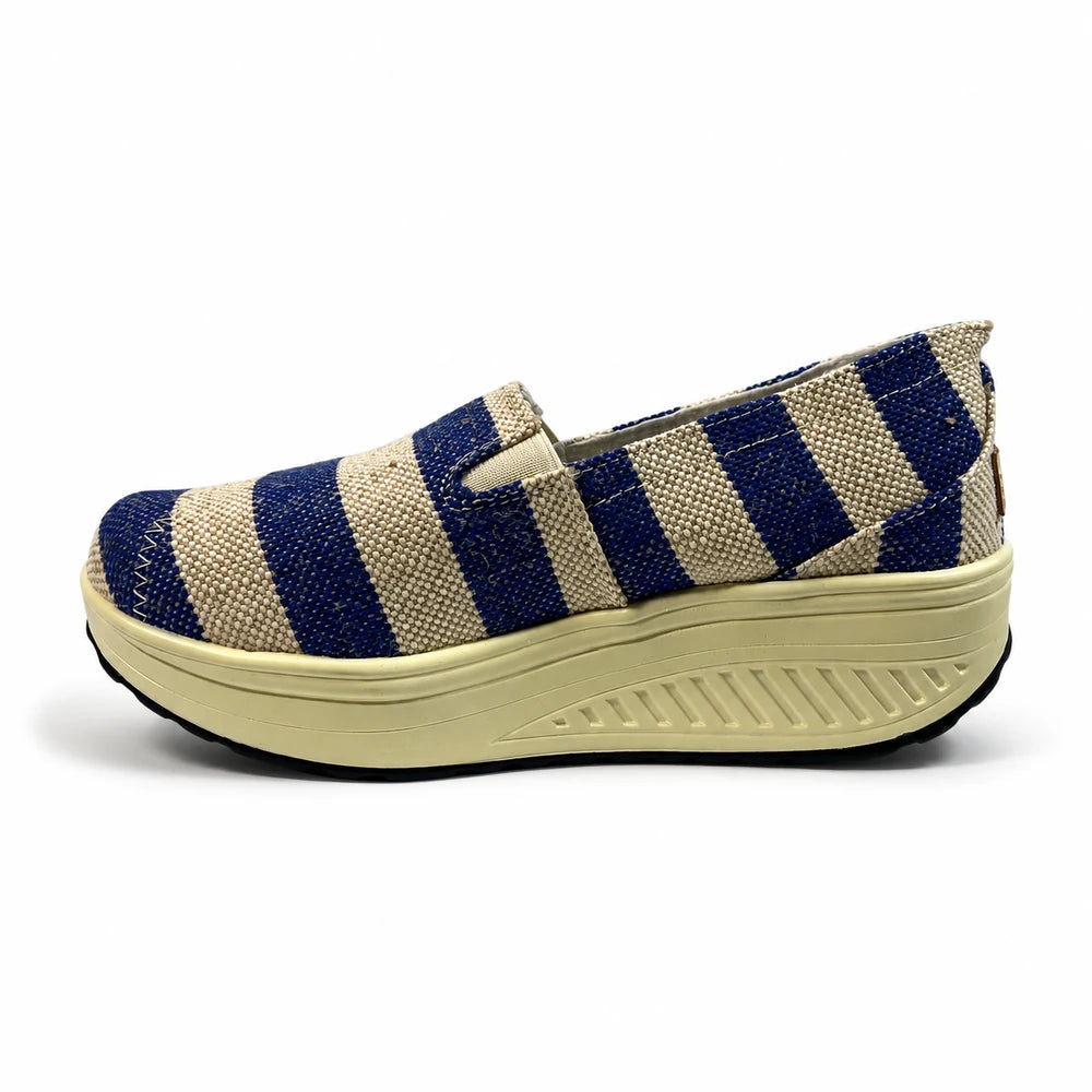 Zapatilla Pandora Beach Beige/Azul
