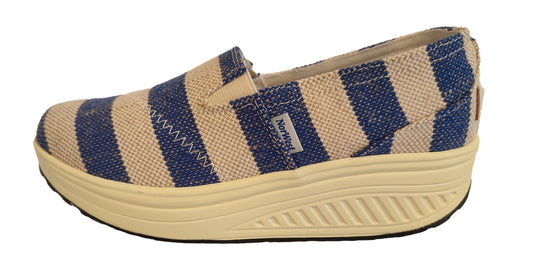 Zapatilla Pandora Beach Beige/Azul