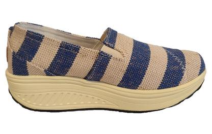 Zapatilla Pandora Beach Beige/Azul