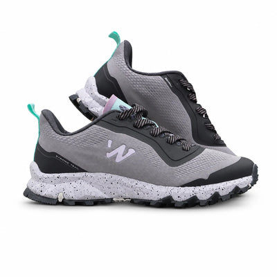 Zapatilla Trail Runnig Dynamic Gris/Celeste