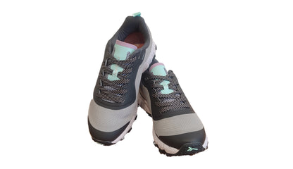 Zapatilla Trail Runnig Dynamic Gris/Celeste