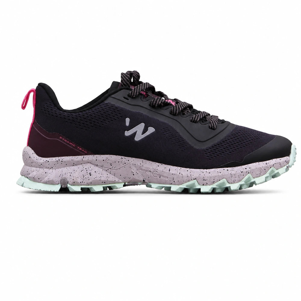 Zapatilla Trail Running  Dynamic Negro/Fucsia