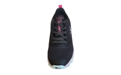 Zapatilla Trail Running  Dynamic negro/fucsia