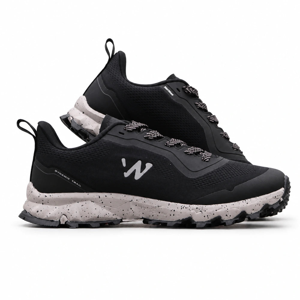 Zapatilla Trail Running Dynamic Negra/Blanco