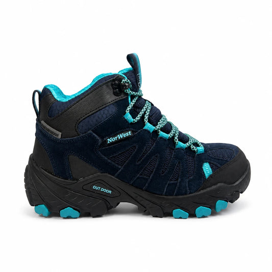 Zapatilla Outdoor & Waterproof Calbuco Hi Azul/Calypso Mujer