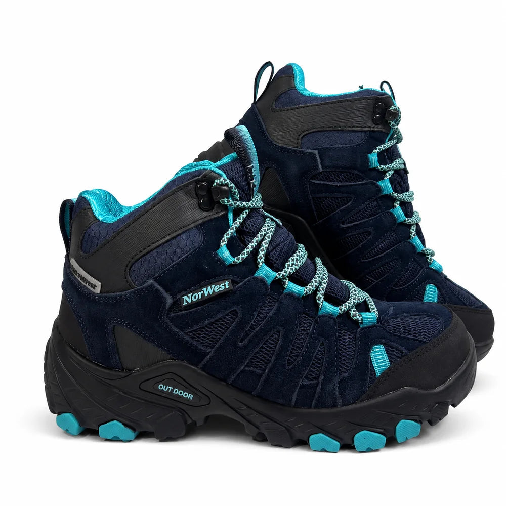 Zapatilla Outdoor & Waterproof Calbuco Hi Azul/Calypso Mujer
