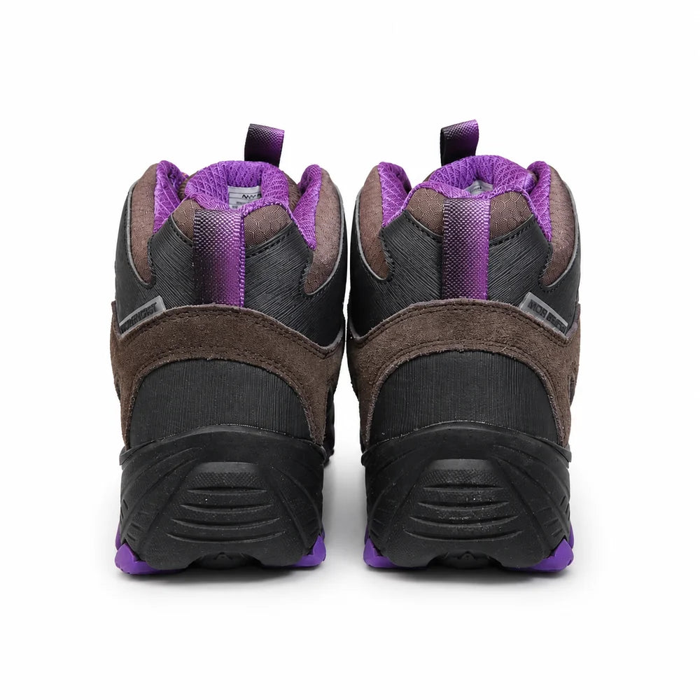 Zapatilla Outdoor & Waterproof Calbuco Hi Brown/Fucsia Mujer