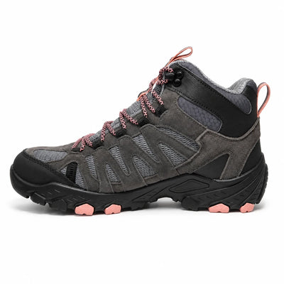 Zapatilla Outdoor & Waterproof Calbuco Hi Gris/Rosado