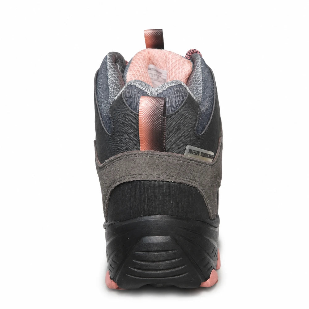 Zapatilla Outdoor & Waterproof Calbuco Hi Gris/Rosado