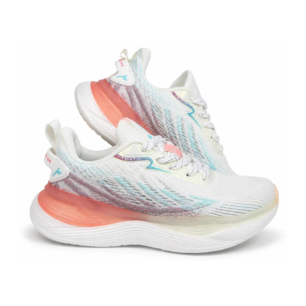 Zapatilla Tenth Streak Running Pro Blanco/Rosado